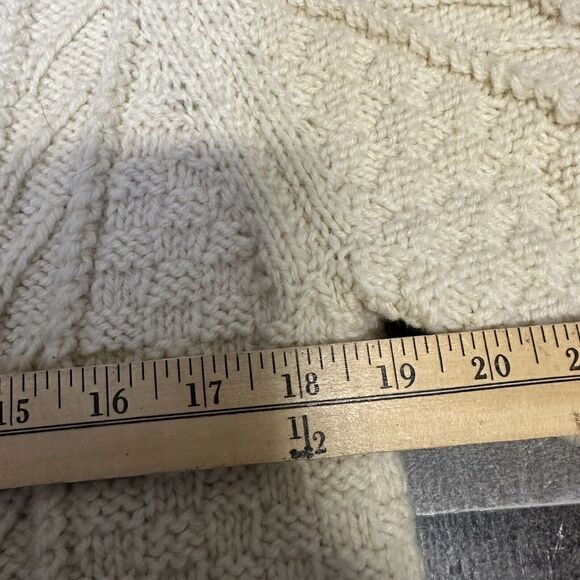 INISH SAIMER HAND KNITTED IN IRELAND VINTAGE 1960-70’s ARAN JUMPER Large - Picture 9 of 10